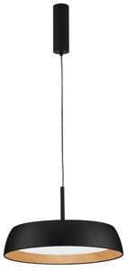 Černé kovové závěsné LED světlo Nova Luce Sigi 45 cm