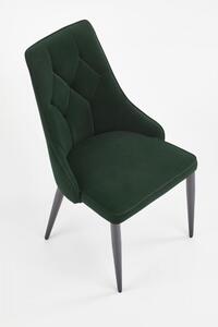 Jídelní židle K365 Halmar Tmavě zelená