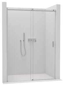 Cerano Santoro, sprchové posuvné dveře 140x195 cm, 6mm čiré sklo, chromový profil, CER-CER-424942