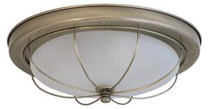 Rabalux 7995 SUDAN - Stropní rustikální retro svítidlo na dvě žárovky (Přisazený rustikální lustr v bronzové barvě)