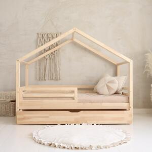 Domečková postel Housebed Fello Velikost spací plochy: 120x60, Barva: přírodní dřevo