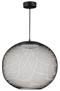 Černé závěsné LED světlo Nova Luce Kinetic 46 cm