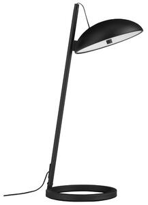 Černá kovová stolní LED lampa Nova Luce Flute