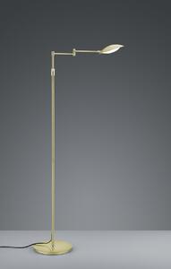 Trio Leuchten 422410108 CALCIO - LED stmívatelná stojací lampa 140cm (Lampa stmívatelná nožním stmívačem na kabelu, natáčecí rameno, matná mozas)