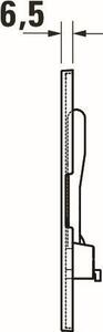 Duravit DuraSystem splachovací tlačítko pro WC bílá WD5009011000