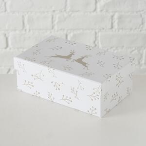 Kartonová krabice s jeleny - 13 cm