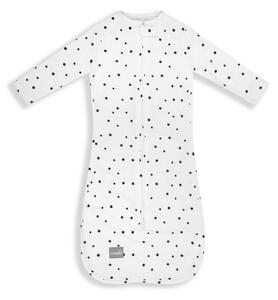 Spací pytel pro miminko Sleepee Third Step Swaddle Black Dots