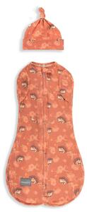 Zavinovačka Sleepee Second Step Swaddle s čepičkou zdarma Vintage Animals Amaranth