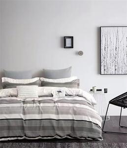 Bavlissimo 7-dílné povlečení kárované oboustranné 140x200 cm na dvě postele varianta potisku: vzor 2