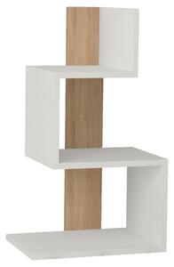 ODKLÁDACÍ STOLEK, bílá, barvy dubu, kompozitní dřevo, 42/72/30 cm Livetastic, Online Only