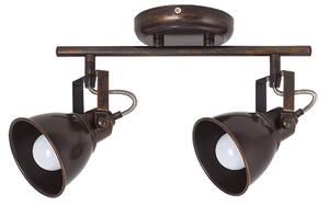 Rabalux 5963 VIVIENNE - Nástěnné nebo stropní svítidlo (Naklápěcí nástěnné či stropní svítidlo v hnědé barvě, vintage styl)