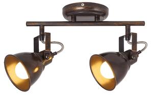 Rabalux 5963 VIVIENNE - Nástěnné nebo stropní svítidlo (Naklápěcí nástěnné či stropní svítidlo v hnědé barvě, vintage styl)