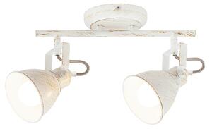 Rabalux 5967 VIVIENNE - Nástěnné nebo stropní svítidlo (Naklápěcí nástěnné či stropní svítidlo v retro bílé barvě, vintage styl)