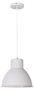 Rabalux 2577 DEREK - Závěsný industriální lustr v bílé barvě Ø 27,5cm (Závěsné svítidlo ve stylu industrial, vhodné jako barovné svítidlo, lustr do restaurace, nebo kuchyňský lustr)
