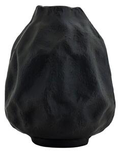 By-Boo Černá hliníková váza Dent 26,5 cm