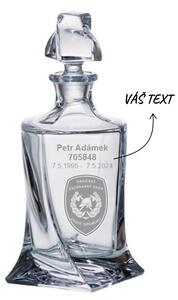 Dekorant Crystalite Bohemia karafa pro HASIČE 770 ml 1KS