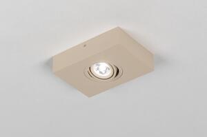 Stropní LED svítidlo Spot Quality Quadra 1 Taupe (LMD)