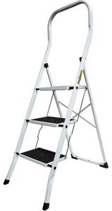Ocelové schůdky 3 stupně DRABEST KITCHEN-3 PRO