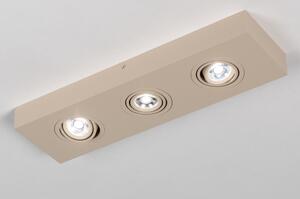 Stropní LED svítidlo Spot Quality Quadra 3 Taupe (LMD)
