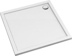 Omnires Merton čtvercová sprchová vanička 90x90 cm bílá MERTON90KBP