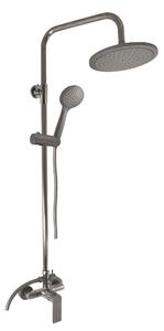 Slezák - RAV Sprchový komplet se směšovací baterií NIL - NL182.5/5-43MGK, Metal Grey kartáčovaná