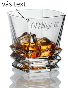 Dekorant Bohemia Jihlava sklenice na whisky Rocky MILUJI TĚ 1KS