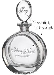 Dekorant Křišťálová karafa na whisky k promoci Blank PROMOCE