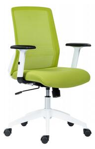 Kancelářská židle na kolečkách Antares NOVELLO WHITE – s područkami, více barev Zelená