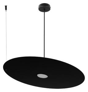 Lustr na lanku PIATTO 1xGX53/15W/230V pr. 55 cm černá