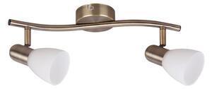 Rabalux 6307 SOMA - Nástěnné nebo stropní dvoubodovka s naklápěcími stínidly, barva bronz (Nástěnná nebo stropní bodovka)