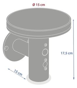 Hesperide - LED Solární nástěnná lampa DETEKT LED/3,7V 2600 mAh IP65