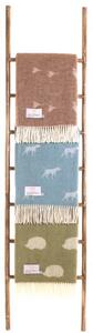 Vlněná deka Animal Jacquard Viszla 180 x 130 cm Tweedmill