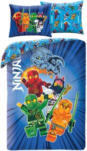 Ložní povlečení z mikrovlákna LEGO Ninjago - 70x90 cm + 140x200 cm