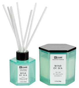 Vonná svíčka s aroma difuzérem CLASSY TINT Sojový vosk Svěží tóny