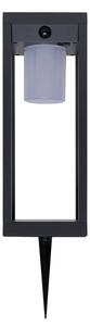 Hesperide - LED Solární lucerna PIKY LED/3,7V 2600 mAh 40 cm IP65 antracit