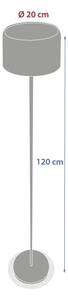 Hesperide - LED Solární lampa BOLTY LED/3,7V 2600 mAh IP65 béžová
