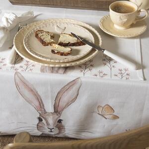 Bavlněný ubrus s králíčkem Rustic Easter Bunny - 130*180 cm