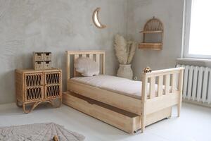 Dětská postel Boho Maxi Plus Velikost spací plochy: 160x80, Barva: přírodní dřevo