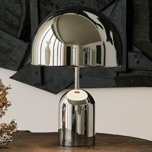 Tom Dixon LED stolní lampa Bell, stříbrná, 43 cm, stmívatelná, stmívatelný, Chrom / stříbro, Obývací pokoj / jídelna, kov, Design