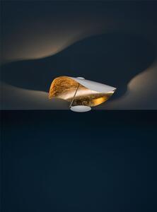 Catellani & Smith Luxusní nástěnné/stropní LED svítidlo Lederam Manta CWS1, 2700K, 1x15W Barva: Bílá