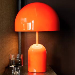 Tom Dixon LED stolní lampa Bell, červená, výška 43 cm, stmívatelná, stmívatelný, Červená, Obývací pokoj / jídelna, kov, Design