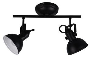 Trio Leuchten R80152032 GINA bl - Stropní bodová lampa v černé barvě (Naklápěcí stropní nebo nástěnné svítidlo v lehkém retro stylu)