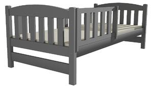 Dětská postel DP 002 šedá, 90x200 cm