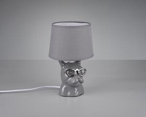 Trio Leuchten R50231011 DOSY - Dětská stolní lampička v šedé barvě (Stolní lampička do dětského pokojíčku)