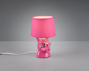 Trio Leuchten R50231093 DOSY - Dětská stolní lampička v růžové barvě (Stolní lampička do dětského pokojíčku)