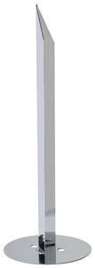 BIG WHITE SLV TRN DO ZEMĚ, pro ROX ACRYL POLE, SQUARE POLE a GLOO PURE stojací lampa, pozinkovaná ocel 231234