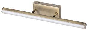 Rabalux 5720 SILAS - LED koupelnové svítidlo naklápěcí v bronzové barvě 48,6cm (Naklápěcí svítidlo k zrcadlu do koupelny, bez vypínače)
