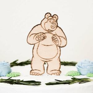 DUBLEZ | Dortová dekorace - figurka Máša a medvěd
