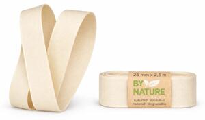 Stuha látková Nature Taft – Cream Harmony krémová 25mm x 2,5m