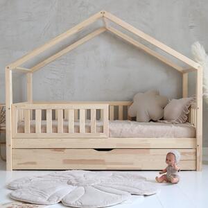 Domečková postel HouseBed Plus 190x90 cm přírodní
